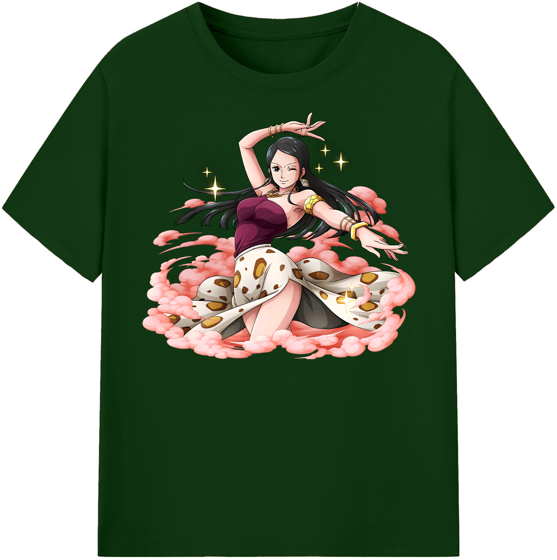 ワンピース ニコ・ロビン ONE PIECE Nico Robin 綿100％半袖Tシャツ（フロントプリント）